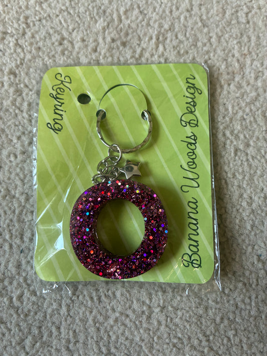 O Resin initial keyring