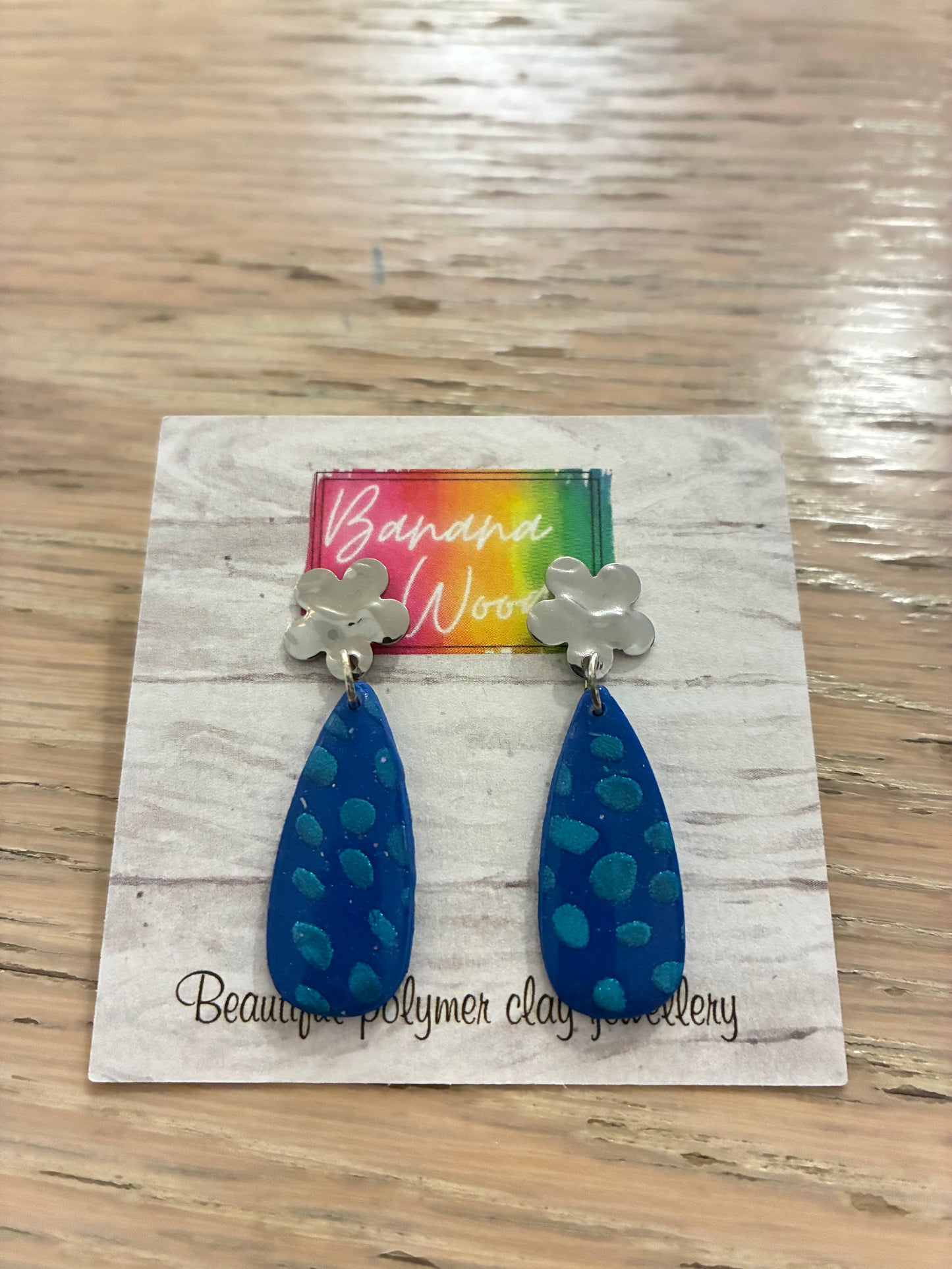 Unique polymer clay earrings