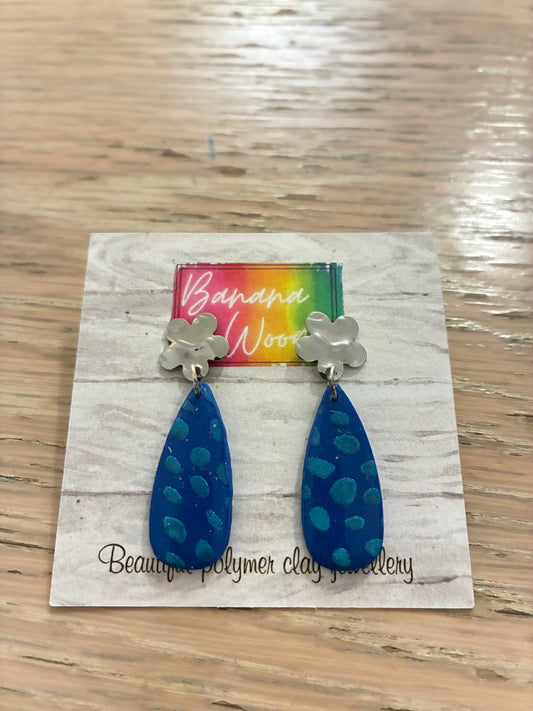 Unique polymer clay earrings