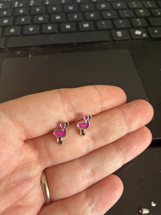 Flamingo Stud earrings