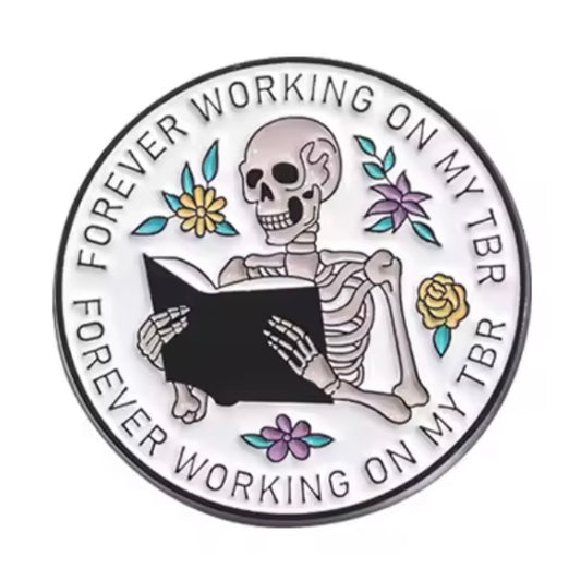 Forever on my TBR Pin badge