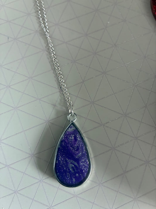 Unique polymer clay necklace