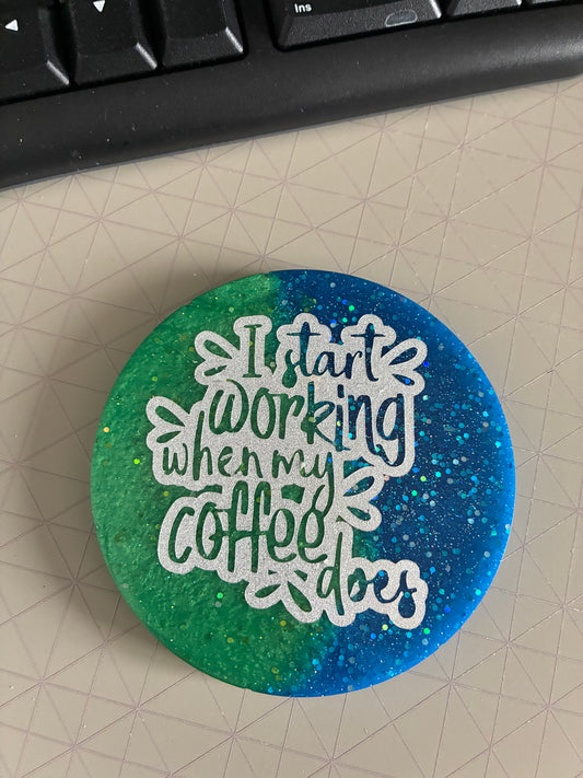Coffee Resin Coaster