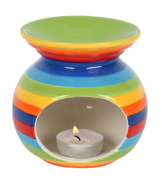 Rainbow wax burner