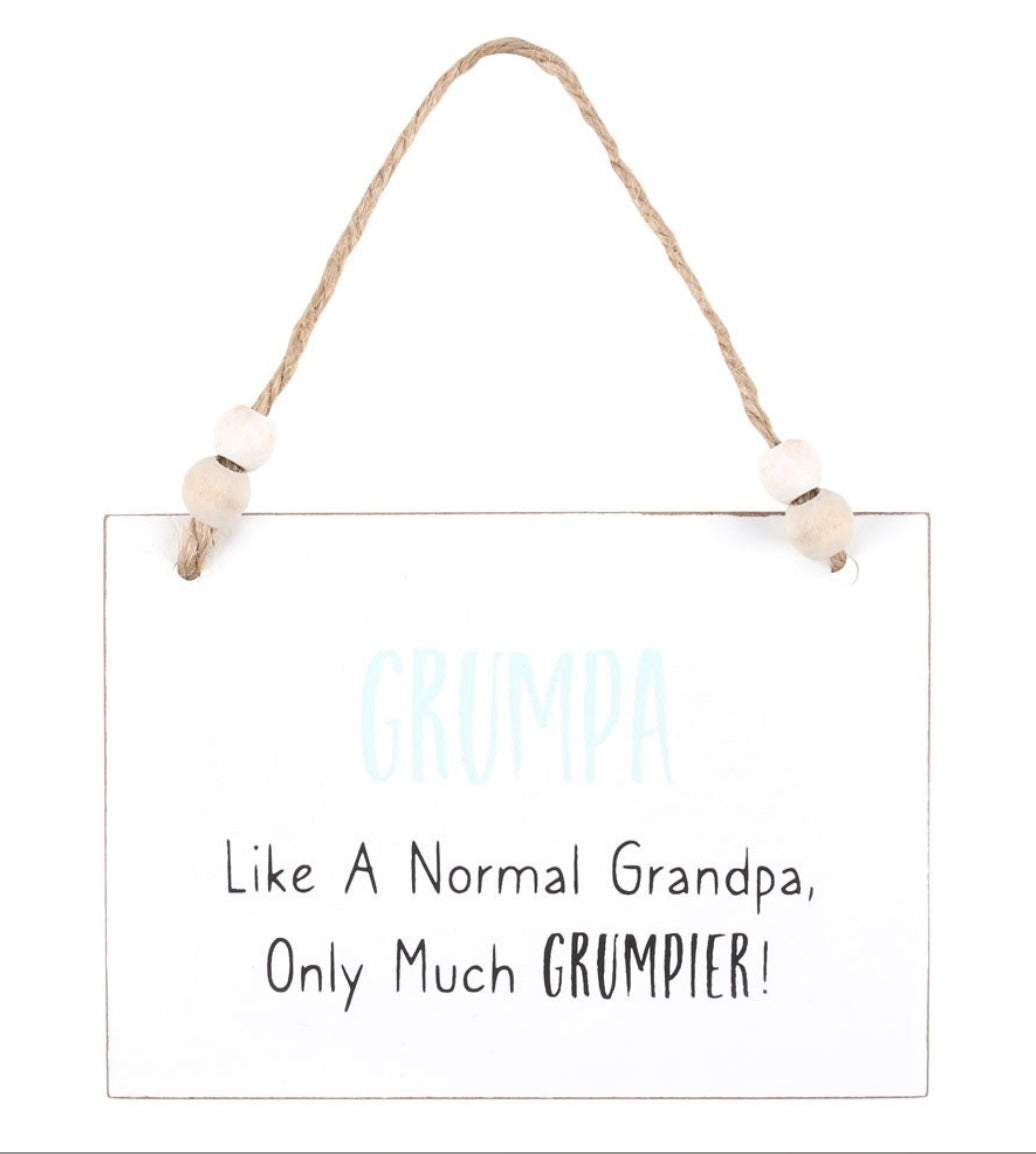 Grumpa- Grandpa Hanging sign