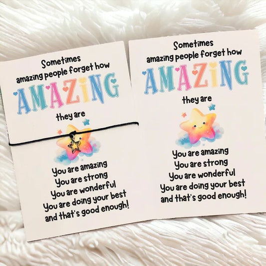 Star bracelet- remember you are amazing