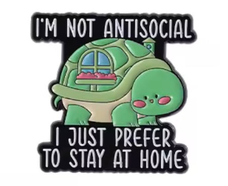 Not Antisocial Pin Badge