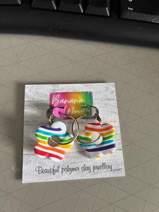 Unique polymer clay earrings