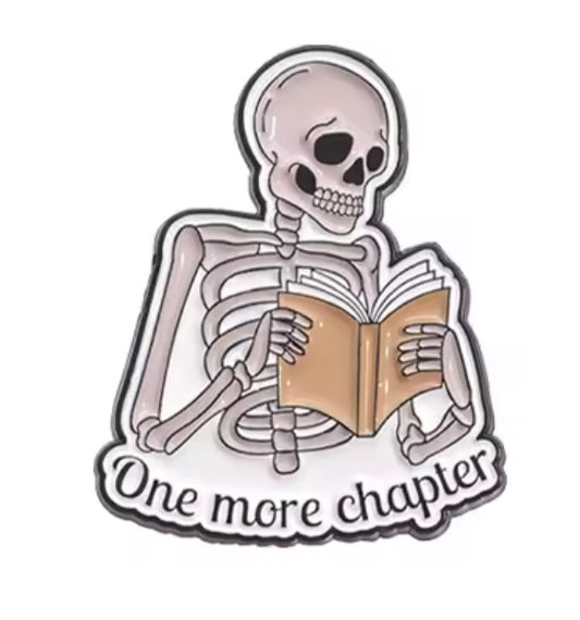 One More Chapter Pin badge