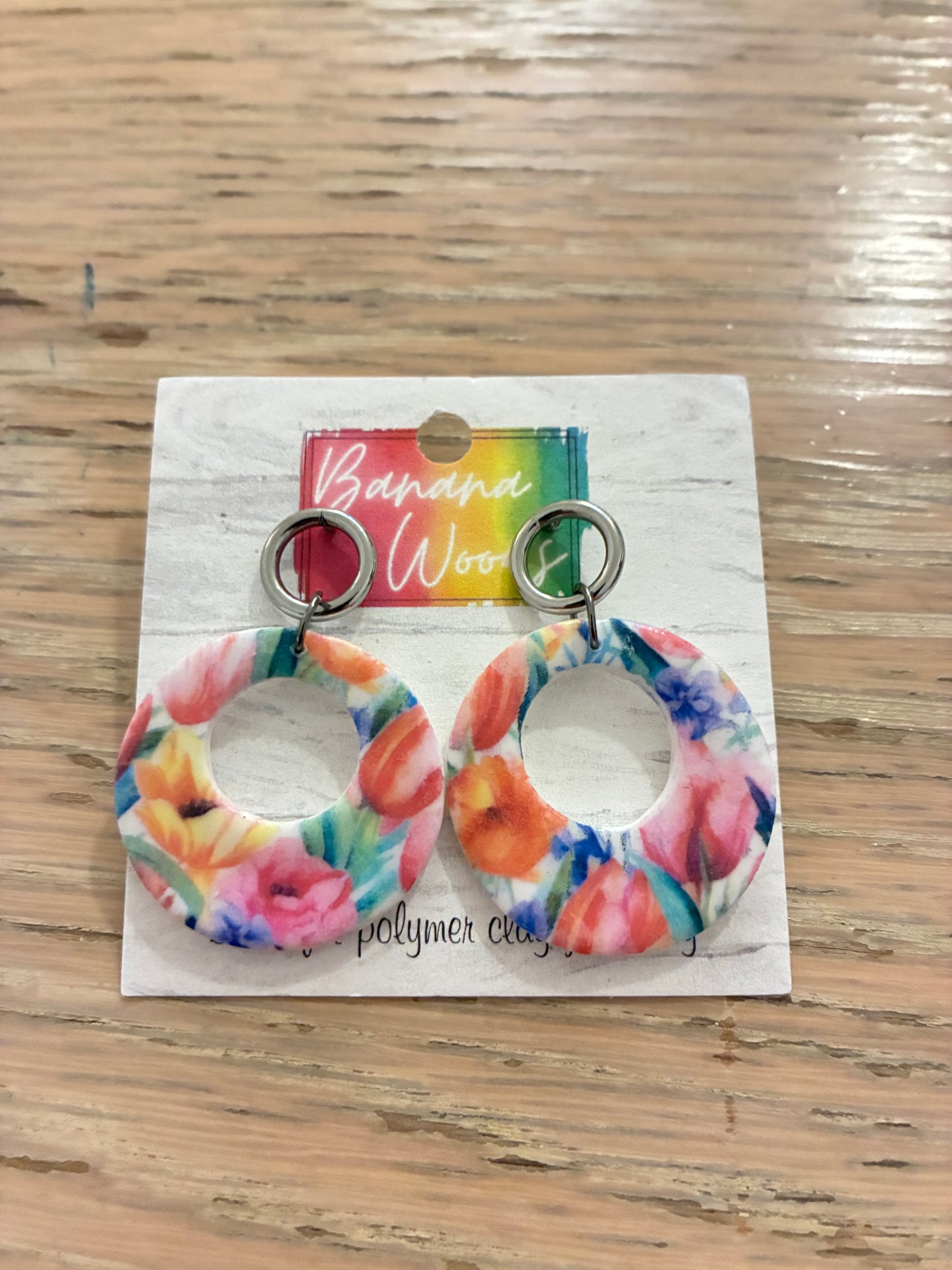 Unique polymer clay earrings