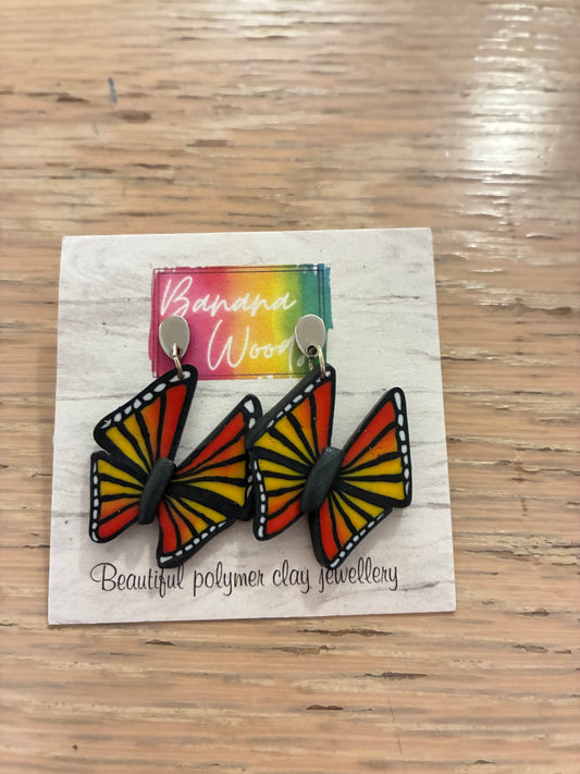 Unique polymer clay earrings