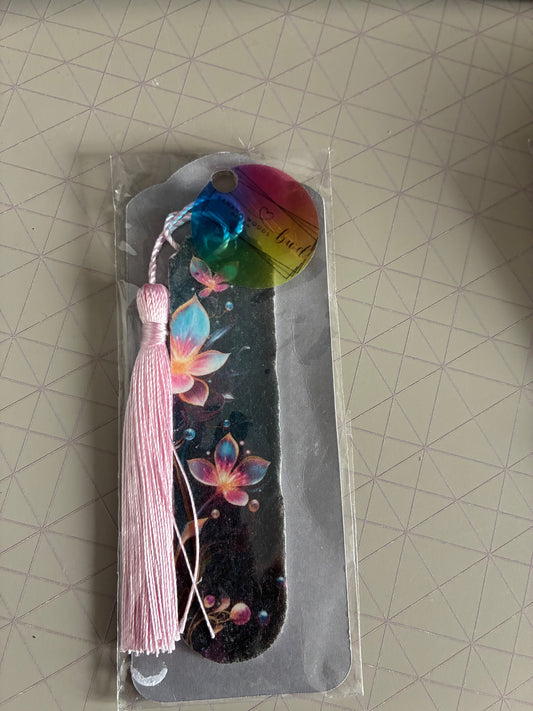 Floral Polymer clay bookmark