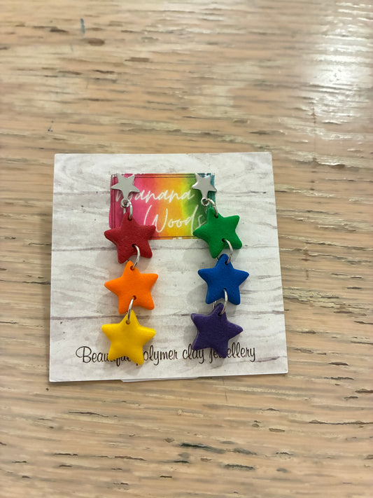Unique polymer clay earrings