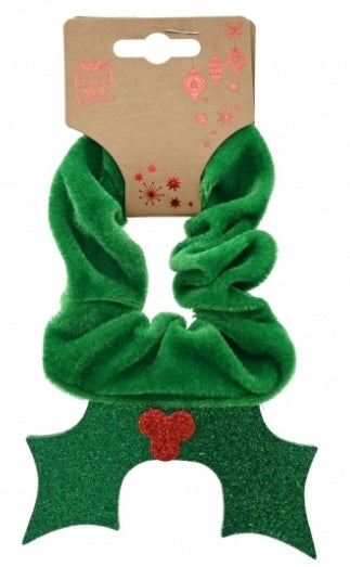 Christmas Scrunchie Holly