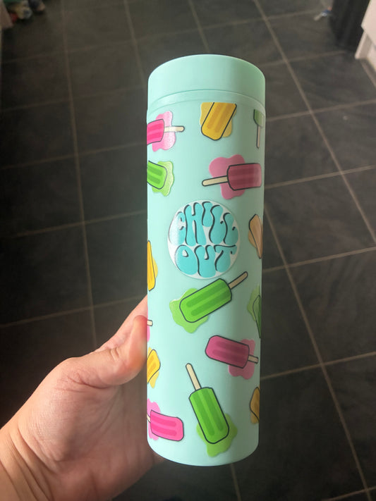 Chill Out Skinny Tumbler 16oz