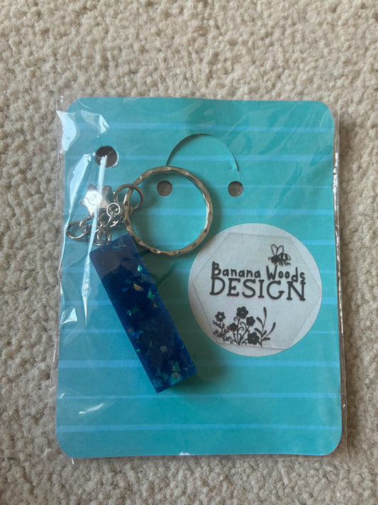 Resin initial keyring