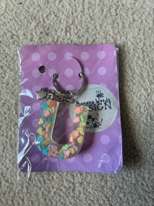 Resin initial keyring