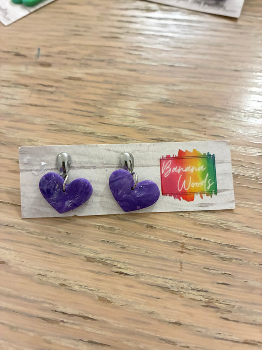 Unique polymer clay earrings