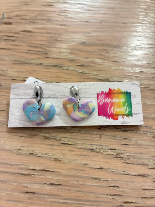 Unique polymer clay earrings