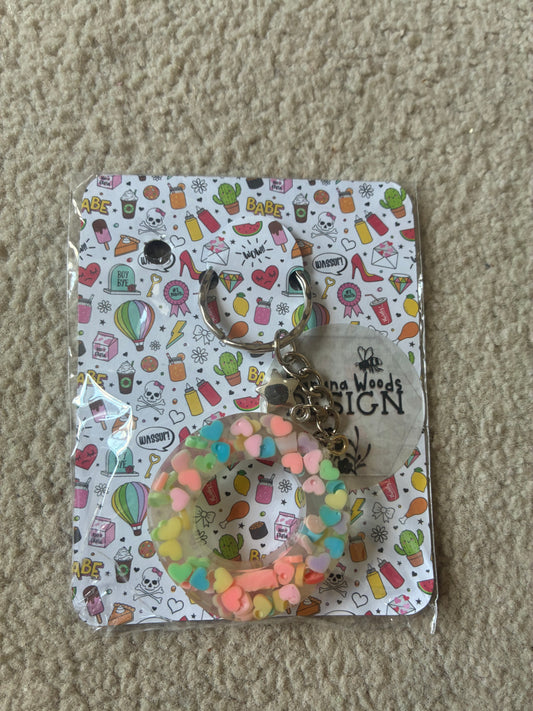 O Resin initial keyring