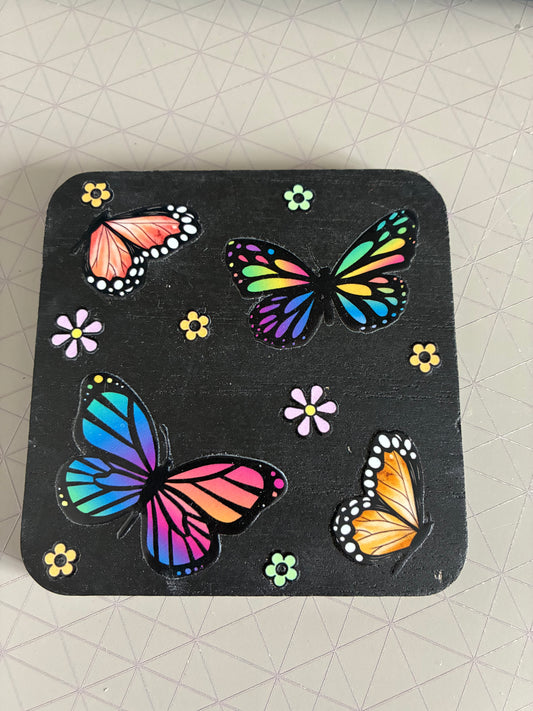 Rainbow Butterfly Coaster