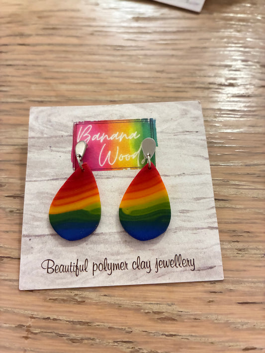 Unique polymer clay earrings