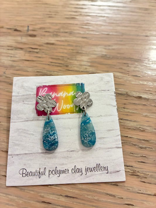 Unique polymer clay earrings