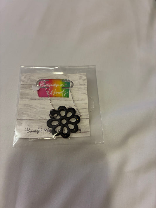 Unique polymer clay necklace