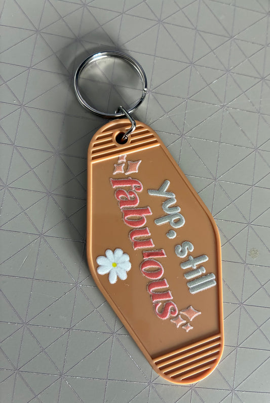 Yup still fabulous Motel keyring