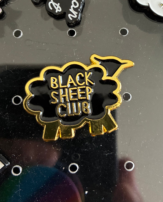 Black Sheep Club pin badge