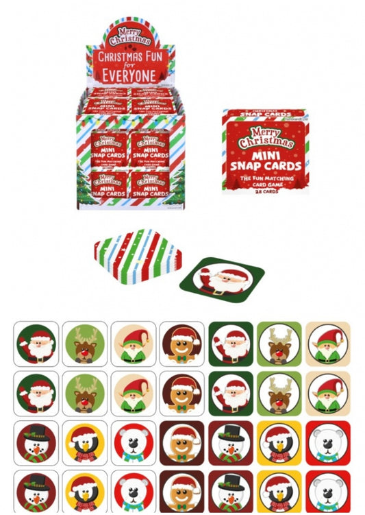 Mini Christmas Snap cards