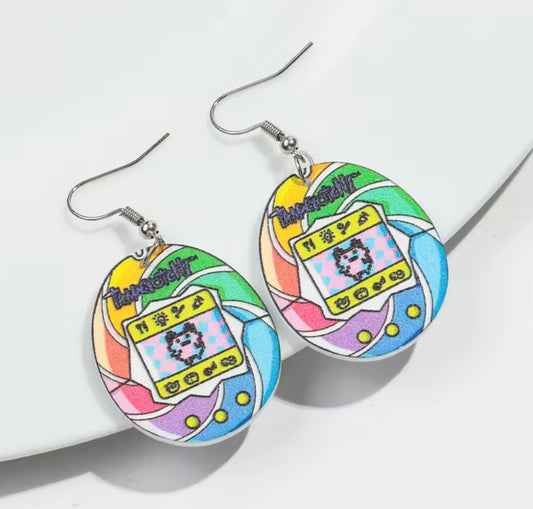 Kitsch Rainbow Virtual Pet Earrings