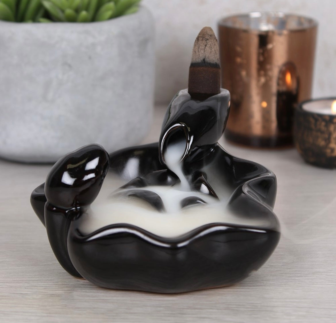 Backflow Incense Cone Holder