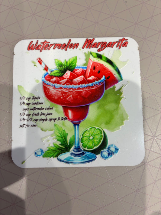 Watermelon Margarita Coaster