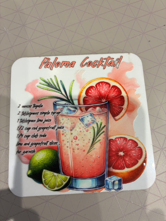 Coaster Paloma Cocktail