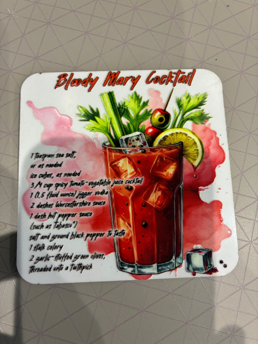 Bloody Mary Cocktail Coaster