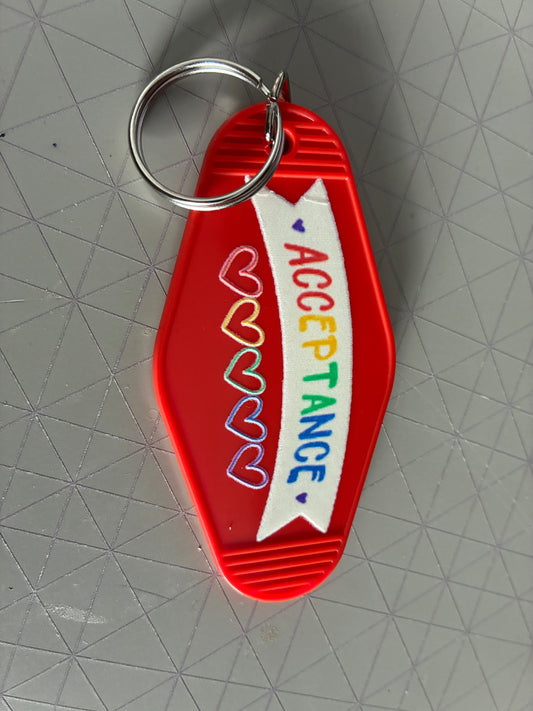 Acceptance Motel keyring