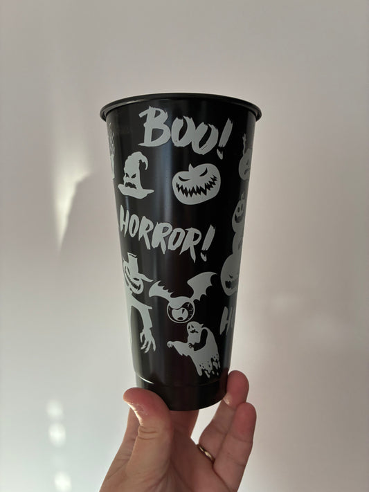 Halloween colour change Cold cup 20oz