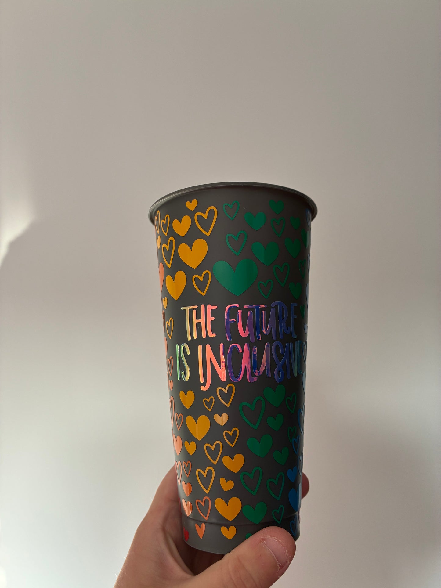 Rainbow inclusive Cold cup 20oz