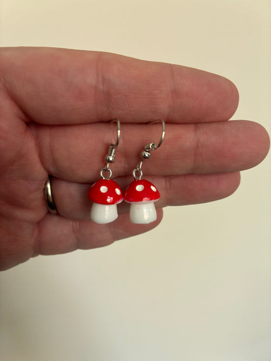 Mushroom Earrings