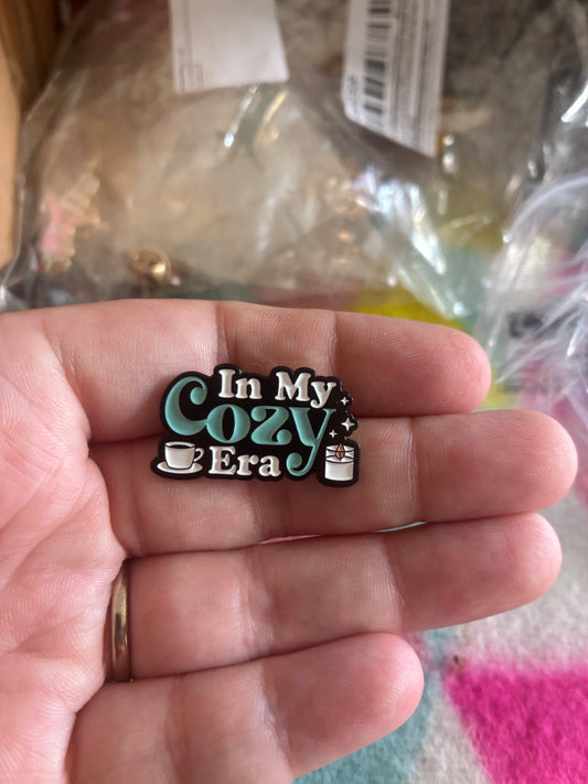 Cozy Era pin badge