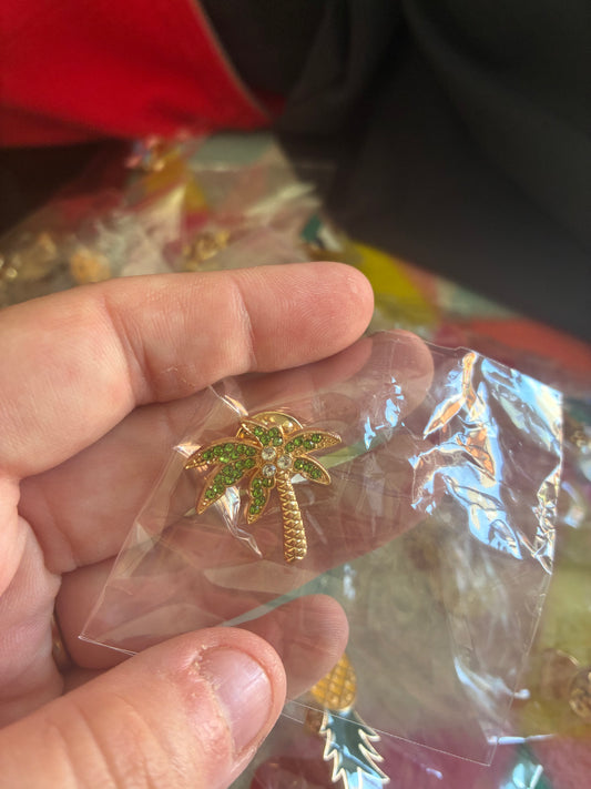 Palm tree Pin badge