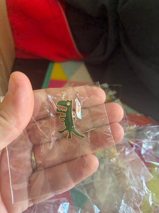 Dinosaur Pin badge