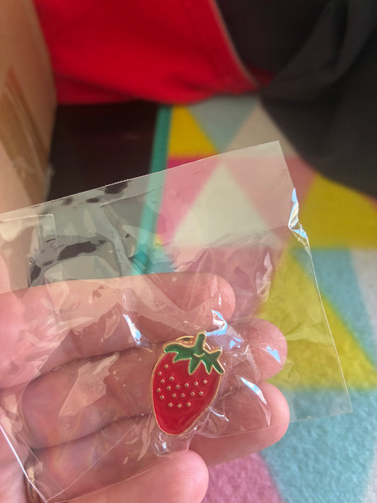 Strawberry Pin badge