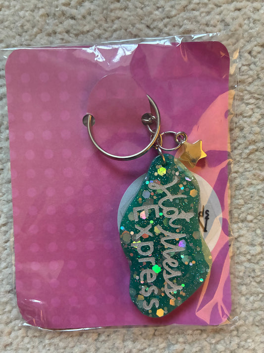 Hot Mess Express Resin keyring