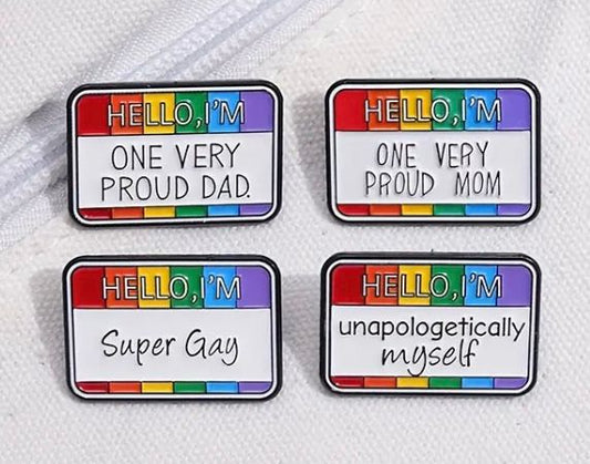 Hello, I'm... Proud Badges 4 options