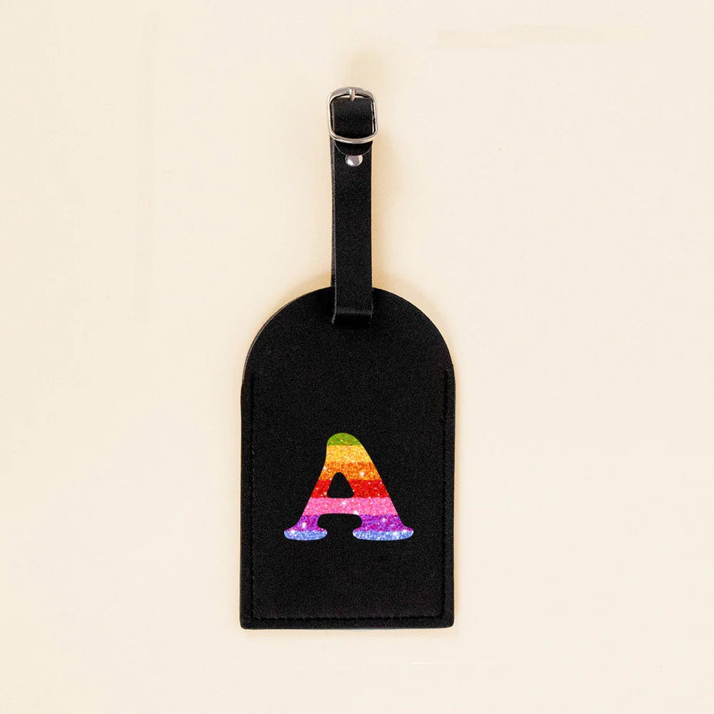 Alphabet luggage tags on sale