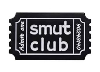 Smut club enamel pin badge