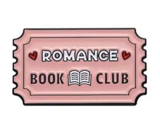 Romance Book Club pin badge