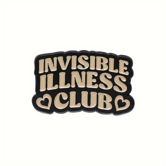 Invisible Illness pin badge